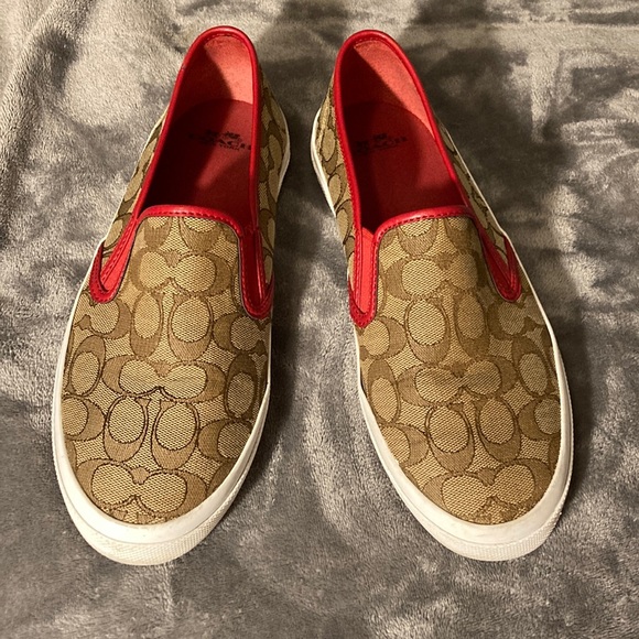 COACH Signature Monogram Slip-on shoes, Size 11. - Picture 7 of 12